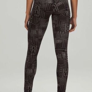 Lululemon Wunder Train High-Rise Tight 25" Lululemon Ombre Black Multi size 10